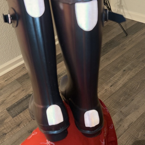 Little girls iridescent HUNTER rain boots - Picture 5 of 6